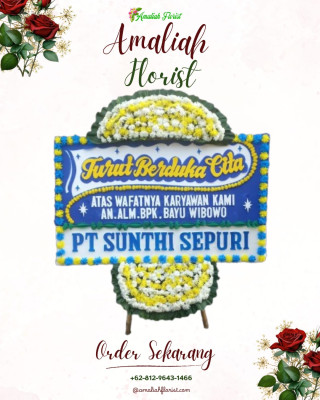 Papan Bunga Duka di Sakti