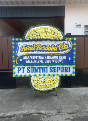 Papan Bunga Duka di Sakti