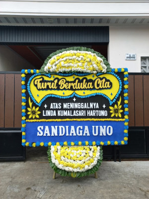 Papan Bunga Duka di Sakti